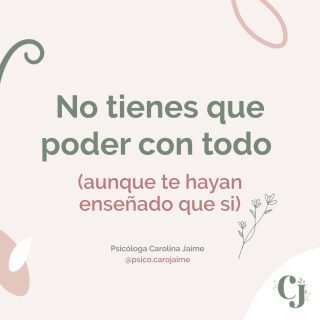 A veces creemos que “estar bien” significa poder con todo 😮‍💨

Pero la salud mental también se trata de permitirte no poder un día, y aun así seguir eligiéndote con compasión. 🌷

Vuelvo por acá para seguir hablando de eso:
de emociones reales, de lo que cuesta, y de cómo sanar también puede ser suave🌿

Cuéntame:
👉🏻 ¿Qué te recuerda que no tienes que poder con todo? 

#psicocarojaime #saludmentalreal #saludmentalyemocional #ᴀᴜᴛᴏᴄᴜɪᴅᴀᴅᴏ #bienestaremocionalypsicológico #notienesquepodercontodo #psicologíapositiva #crecimientoemocional #mentalhealth #productividad #vulnerabilidad