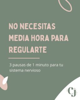 Después de una semana donde hablamos de temas difíciles, hoy toca cuidarnos también a nosotros💛

No siempre necesitamos media hora para regularnos. A veces basta con 60 segundos bien usados.

Te dejo 3 pausas simples que puedes usar en cualquier momento del día,  antes de responder algo desde el cansancio, después de una noticia que nos remueve, o simplemente cuando el día se siente pesado:

🫁 Respiración 4-7-8
✋ Grounding 5-4-3-2-1
💧 Agua fría en las manos

No son soluciones mágicas ni reemplazan un proceso terapéutico, pero sí pueden ayudarte a bajar un poco la intensidad en el momento en que más lo necesitas.
Guarda este post 💛 para tu próximo momento de saturación.

¿Cuál de las tres sueles usar (o cuál vas a probar hoy)? Cuéntame en los comentarios

#SaludMental #RegulaciónEmocional #PsicologíaFamiliar #CrianzaConsciente #psicocarojaime #BienestarEmocional #psicologiaclinica