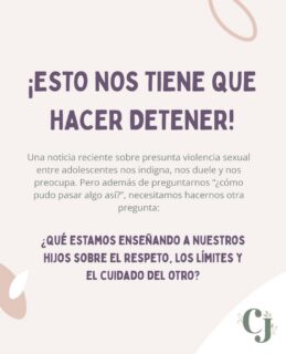 Hay noticias que duelen, indignan y nos dejan pensando.

Frente a una situación tan grave, es inevitable preguntarnos cómo pudo ocurrir. Pero cuando un caso continúa bajo investigación, también es importante evitar conclusiones sobre las personas involucradas o sobre sus familias que todavía no podemos conocer.

Lo que sí podemos hacer es detenernos y mirar algo que como adultos tenemos en nuestras manos: cómo estamos educando a nuestros hijos para relacionarse con los demás.

Hablar de límites, respeto, consentimiento, empatía, presión de grupo y pedir ayuda también es parte de criar.

No solo criamos para que nuestros hijos estén a salvo. También los criamos para que sepan no hacer daño🌿

Estas conversaciones no empiezan cuando ocurre algo grave. Empiezan mucho antes.

Las cifras mencionadas corresponden a reportes registrados en SíseVe y no representan necesariamente casos judicialmente confirmados.

#psicocarojaime #violenciaescolar #adolescencia #saludmentalinfantil #psicologiaperu