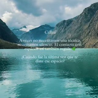 Hay semanas que piden pausa 🌿

A veces no necesitamos una técnica de respiración ni un ejercicio específico, a veces solo necesitamos silencio, y un espacio que nos permita bajar el ritmo.

El contacto con la naturaleza también regula el sistema nervioso, aunque no lo hagamos “para regularnos” simplemente por estar ahí.

¿Cuándo fue la última vez que te diste ese espacio, sin culpa y sin apuro?

#SaludMental #RegulaciónEmocional #Mindfulness #BienestarEmocional #psicología
